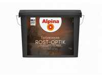 Alpina - Innenfarbe Rost-Optik 0,7l rostbraun&0,5l rostorange glänzend Effektfarbe