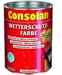 Wetterschutzfarbe Moosgr&uuml;n 2,5 Ltr - Consolan