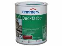 Remmers - Deckfarbe schwedischrot, 0,75 Liter, Deckfarbe für innen und außen,