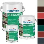 Remmers Deckfarbe Nussbraun, 2,5 Liter, Deckfarbe F&uuml;r Innen Und Au&szlig;en,