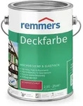 Deckfarbe Schwedischrot, 2,5 Liter, Deckfarbe F&uuml;r Innen Und Au&szlig;en,