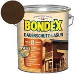 Bondex - Dauerschutz Lasur 4 L, Nussbaum Holzlasur Schutzlasur Holzschutz Aussen