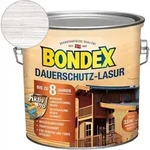 Dauerschutz Lasur 2,5 L, Wei&szlig; Holzlasur Schutzlasur Holzschutz Aussen - Bondex
