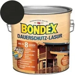 Dauerschutz Lasur 2,5 L, Ebenholz Holzlasur Schutzlasur Holzschutz Aussen - Bondex