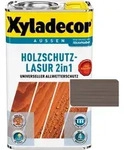 Holzschutzlasur 2in1 Aussen, 5 Liter, Farbton Nussbaum - Xyladecor