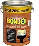 Holzlasur F&uuml;r Au&szlig;en 4,8 L Teak Lasur Holz Holzschutz Schutzlasur - Bondex
