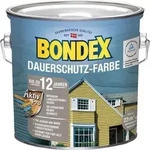 Dauerschutz-holzfarbe 2,5 L, Schneewei&szlig; Holzschutzfarbe Holzschutz - Bondex