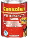 Wetterschutzfarbe Silbergrau 0,75 Ltr. - Consolan