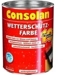 Wetterschutzfarbe Weiss 0,75 Ltr. - Consolan