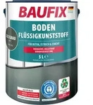 Baufix Boden-fl&uuml;ssigkunststoff Zeltgrau Matt, 5 Liter, Beton- Und Bodenfarbe