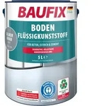 Baufix Boden-fl&uuml;ssigkunststoff Silbergrau Matt, 5 Liter, Beton- Und Bodenfarbe