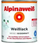 Wei&szlig; Weisslack Seidenmatt 0,75 Ltr. Universallack - Alpina