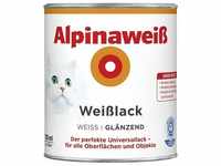 Alpina - weiß Weißlack 750 ml weiß glänzend Lack Universallack Innen Außen