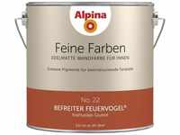 Alpina - Feine Farbe No 22 2,5 l Kraftvolles Glutrot Befreiter Feuervogel