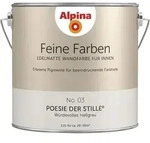 Feine Farbe No 03 2,5 L W&uuml;rdevolles Hellgrau Poesie Der Stille - Alpina
