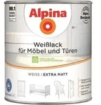 Weisslack F&uuml;r M&ouml;bel Und T&uuml;ren Extra Matt 2,0 Ltr. M&ouml;bellack - Alpina