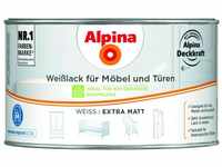 Weißlack, für Möbel&Türen, extramatt, 300ml - Alpina
