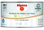 Wei&szlig;lack, F&uuml;r M&ouml;bel&t&uuml;ren, Extramatt, 300ml - Alpina