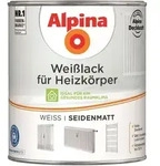 Weisslack F&uuml;r Heizk&ouml;rper Seidenmatt 0,75 Ltr. - Alpina
