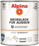 Weisslack F&uuml;r Au&szlig;en Seidenmatt Wei&szlig; 2,0 Ltr. - Alpina