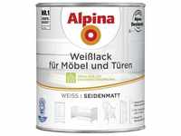 Alpina - Weißlack für Möbel und Türen 750ml weiß seidenmatt Möbellack