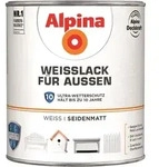 Weisslack F&uuml;r Au&szlig;en Seidenmatt 0,75 Ltr. - Alpina