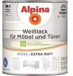 Weisslack F&uuml;r M&ouml;bel Und T&uuml;ren Extra Matt 0,75 Ltr. - Alpina