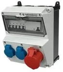 Mennekes Cee-kombi Kst Gr Ip44 Amaxx 1x16a5p400v 2steckd Ls-schalter 920009