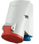 Mennekes 1651 32a5p 6h400v Wanddose Ip44 +16a2p Doppelbox Twincontact, 32a5p400v,