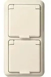 Elso Up-steckdose 2-fach Ip44 Reinwei&szlig; 225414