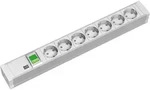 Bachmann 19" Pvc 7xcee7/3 1xschalter Strom 2,0m Cee7/7 333.600
