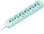 Bachmann - 381.248k Steckdosenleiste 6fach Wei&szlig; Schutzkontakt 1 St.