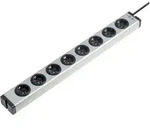 Ehmann - 0600x00082031 Steckdosenleiste 8fach Aluminium Schutzkontakt 1 St.