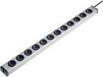 Ehmann - 0600x00122031 Steckdosenleiste 12fach Aluminium Schutzkontakt 1 St.