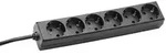 381.141s Steckdosenleiste Schwarz Schutzkontakt 1 St. - Bachmann