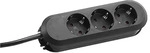 Bachmann 387.172 Steckdosenleiste Schwarz Schutzkontakt 1 St.