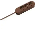 388.471 Steckdosenleiste Braun Schutzkontakt 1 St. - Bachmann