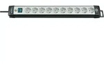 Brennenstuhl 1951500100 Steckdosenleiste Mit Schalter 10fach Schwarz, Lichtgrau