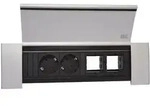 Bachmann - Steckdosenbox Power Frame Cover Data L: 299,1 Mm, B: 87,1 Mm Alu