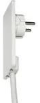Evoline - Plug-schukostecker, Nur 5 Mm H&ouml;he Im Eingesteckten Zustand, Kunststoff