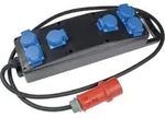 S2 Vollgummi-steckdosenleiste 400v/16a/max. 11kw Ip44