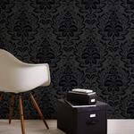 A.s.creations - Vliestapete Schwarz Motiv Tapete Gemustert Gerader Ansatz Styleguide