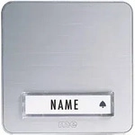 Kta-1 A/s Klingelplatte Mit Namensschild 1fach Silber 12 V/1 A - M-e