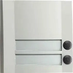 Grothe Domolux Duo Ws/sw Klingeltaster, Aufputz, Led-namensschild, 51203