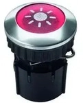 Grothe Klingeltaster Alu Alu Protact Up Rnd M.bel Mit Beleuchtung 13mm Protact101led