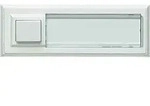 Grothe Klingeltaster Ap 1fach 32x90x18mm,ws,bel. Eta 2132a