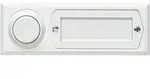 51013 Klingeltaster Mit Namensschild 1fach Wei&szlig; 12 V/1,5 A - Grothe