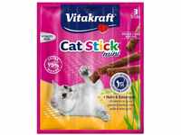 Vitakraft - Katzensnack Cat-Stick mini Huhn & Katzengras - 3 x 6g