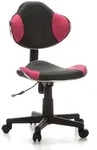 Kinderschreibtischstuhl / Kinderstuhl Kiddy Gti-2 Stoff Grau / Pink Hjh Office