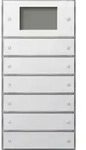 Gira Tastsens.3 Plus 6f (2+4) Knx Fl&auml;chenschalter Reinwei&szlig; [2046112], 2046 112